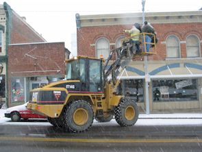 Finfrock Construction- Christmas decorations, Covington, Ohio